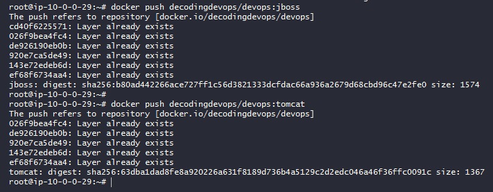 push docker images to registry