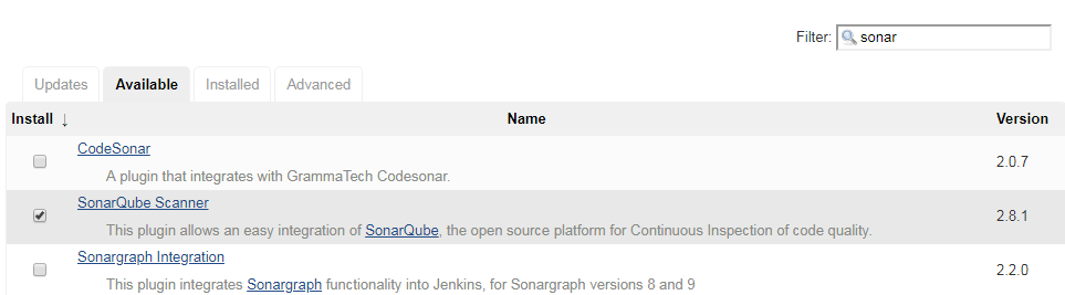 sonarqube scanner