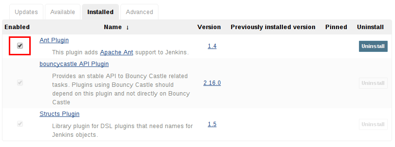 how to uninstall plugin in jenkins